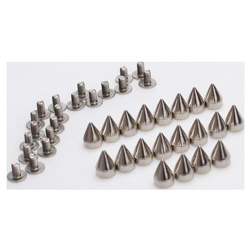 20 Pieces Cone Spikes Studs for DIY Craft Leathercraft