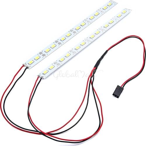 24 Leds Chassis Light Aluminum LED Strip 6V for 1/10 1/8 RC Car Crawler Buggy