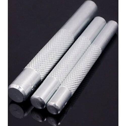 6mm-8mm-10mm 45Stell Solid Hit Nail Pole Rivet Rush Installation Tools Hand Knock DIY Leather Round Punch 2020NEW Hot Handmade