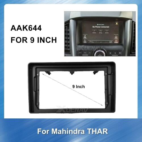 9 inch Car Frame DVD Player For MAHINDA THAR 2010 Fascia Frame Mount Kit Trim Panel Refitting Kit Dashboard installation Radio