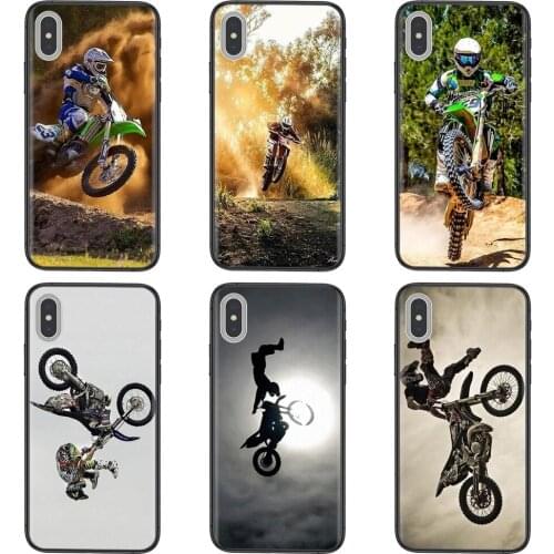 For Huawei Mate 40 Pro Plus 30 20 10 lite nova 8 pro y9 2019 Dirt Bikes Motorcycle Race Moto Cross Recently Black Bumper