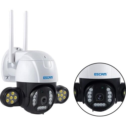 ESCAM QF233 IP Camera 3MP PTZ Motion Detection WIFI Two-Way Voice Dual Light Source Night Vision H.265 Camera