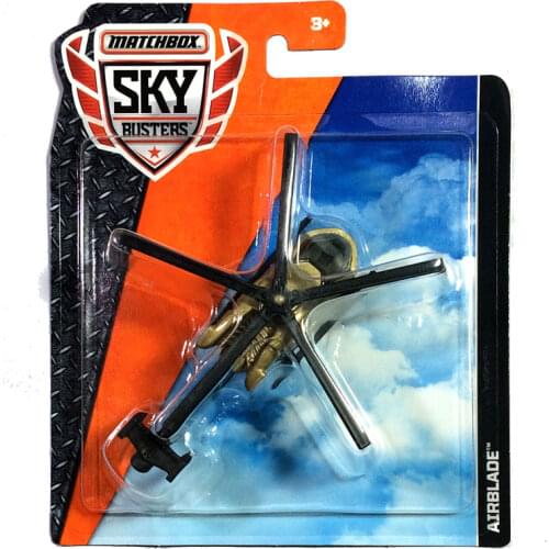 2018 Matchbox Plane AirBlade Helicopter Metal Collection Alloy Simulation Model Planes