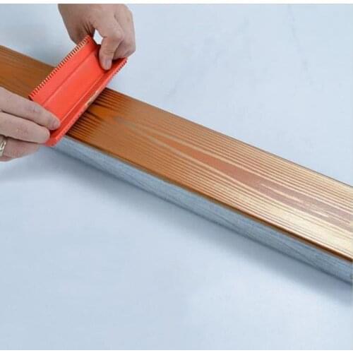 2 Pieces Set Rubber Paint Roller Brushes Imitation Wood Graining Pattern Wall Texture Art DIY Wood Grain Scraper Painting Tool