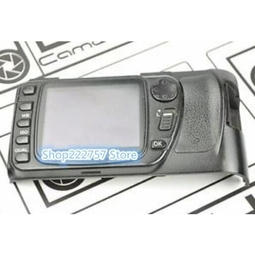 Original D80 Rear Cover Back Cover backshell With LCD Display Screen Botton Key Cover and Flex Cable FPC For Nikon D80