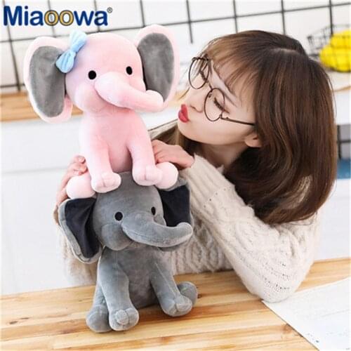 25cm Lovely Bedtime Choo Choo Express Plush Toys Elephant Humphrey Soft Stuffed Plush Animal Doll for Kids Baby Birthday Gift