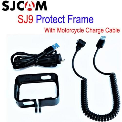 SJCAM SJ9 Frame with 1.5m Cable Protect Frame Holder Plastic Frame Case for SJCAM SJ9 Series SJ9 Strike SJ9 Max Action Cameras