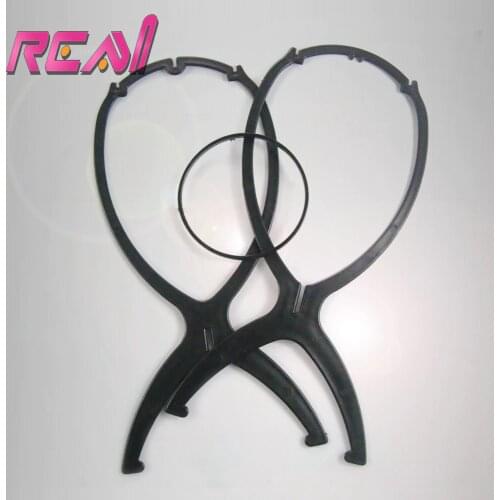 Adjustable Plastic Wig Stands Hat Display Wig Head Holders Mannequin Head Stand Portable Folding