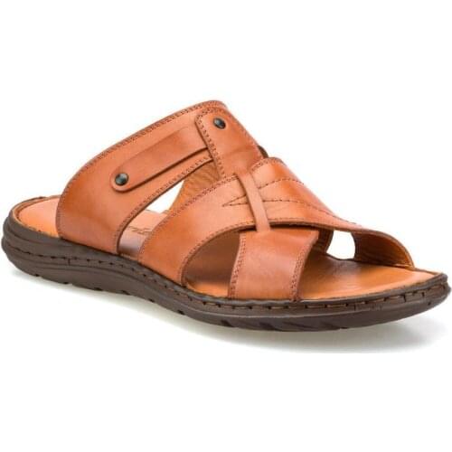 Polaris Orthopedic Slippers and Sandals Anatomic Genuine Leather Sole Men Slippers 100% Leather 2021 New Season