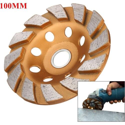 100mm / 4 Inch Angle Grinder Saw Blade Segmented Grinding Wheel Diamond Grinding Cup And Disc Concrete Granite Grinding Blade