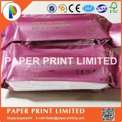 5 rolls ultrasound paper UPP 110HG upp-110hg 110mm*18M fast shipping