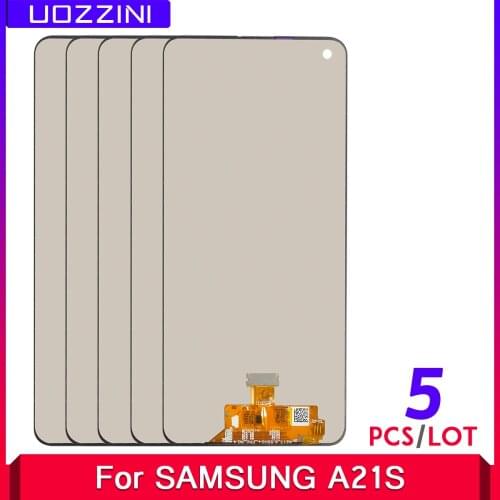 5 Pcs/Lots Super 1:1 LCD For Samsung Galaxy A21S A217 SM-A217F/DS A217H Display Touch Screen Digitizer With/No Frame Assembly