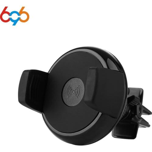 696 QI Car Wireless Charger Phone Holder for iPhone 8 X for Samsung Galaxy S8 Note 8 5W