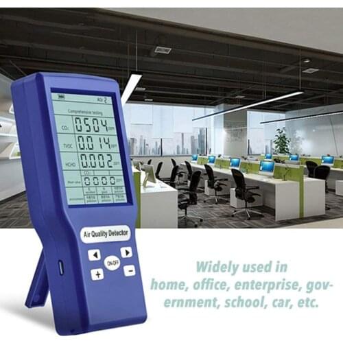 Digital CO2 Sensor Meter PPM Meters Mini Carbon Dioxide Detector Gas Analyzer Air Quality Monitor USB Rechargeable Detector