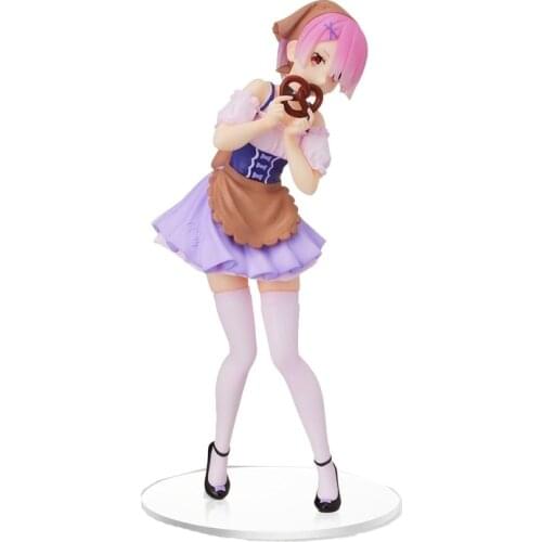 Re:life In A Different World From Zero Ram Anime Action Figure Peripherals Model Dolls Pvc Hand-Made Collection Toys In Stock
