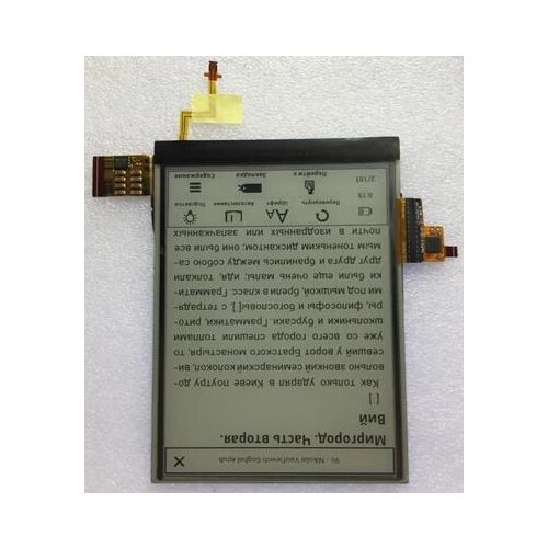 6 inch E-ink For ED060XD4 Pocketbook Onyx BOOX touch WITH LCD backlight for PocketBook touch Lux 3 626 Plus 626+ lcd display