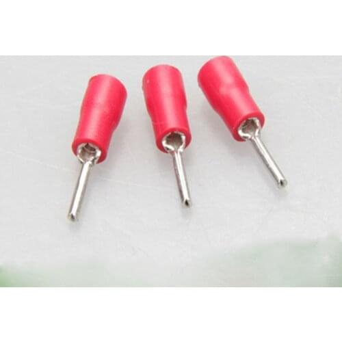 PTV series 100PCS/Bag Insulated Pin terminals 4.3mm2 Cable Connector wire terminals Needle Shaped Pre-insulating terminal