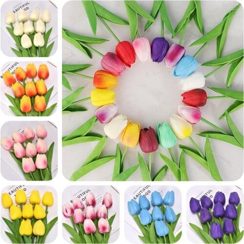LZMOU Artificial Tulips