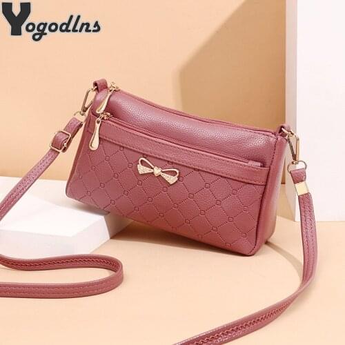 Fashion Womens Bags PU Leather Handbag Small Shoulder Messegner Bags Female High Quality Crossbody Bag Purse Lady Sac A Main
