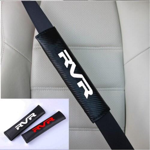 2Pcs PU Fashion Car Seat Belt Cover Car Seat belt shoulder Pads for Mitsubishi Rvr
