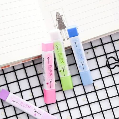 Novelty Macaron Rubber Eraser Creative Kawaii Stationery School Supplies Papelaria Gift For Kids Cute Cartoon Flower Lovely