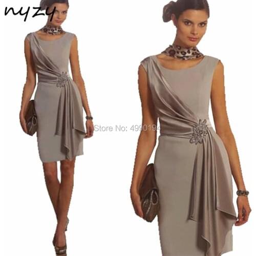 NYZY Womens Cocktail Chiffon Dresses