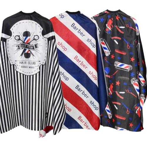 Hairdressing Coth Pattern Cutting Hair Waterproof Cloth Salon Barber Cape Professional Hair Stylist Retro Hairdressing Cloth