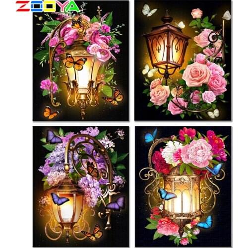 Full Diamond Painting Lantern 5D Beautiful Diamond Embroidery Lantaarn Diamond Mosaic Paintings Warm Of Home Decor Hobby 6Jh26
