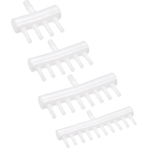 Uxcell 4-16 Way Aquarium Air Line Tubing Splitter Connector Fish Tank Plastic Air Flow Divider Oxygen Splitter Lever Valve