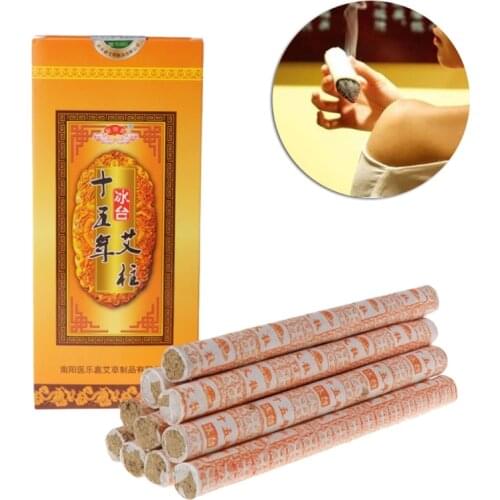 Fifteen Years Aging Moxa Roll Stick Chinese Moxibustion Acupuncture Therapy New