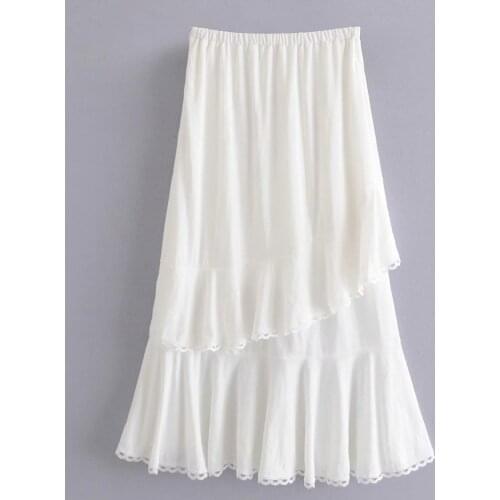 Cute Solid Maxi Culottes Skirts DLBSQ061