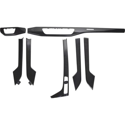 Replacement Carbon Fiber Interior Trims Door Trims Dashboard Cover Panel For Audi A4 B8 B9 2016up