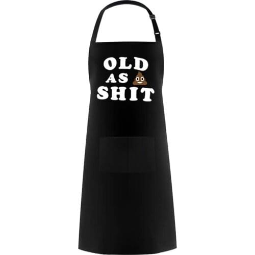 Funny Apron 30th 40th 50th 60th 70th 80th friend sister Birthday Retired Retirement BBQ dinner Party decoration gift photo prop