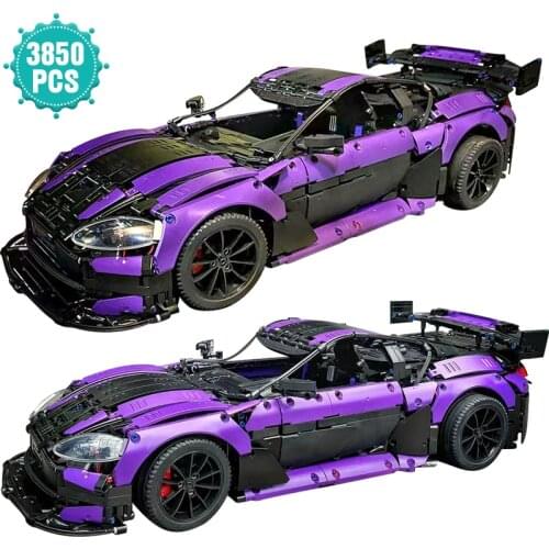 High tech Expert Famous Super Speed Car Building Blocks Sport Racing Car Static Model Bricks Toys Birthday Gift For Children