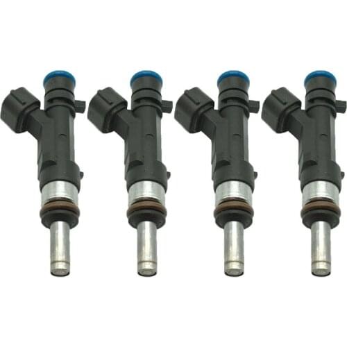 4pcs Fuel Injector OE 0280158053 For Audi A6 C6 2004-2011 2.4L V6 06E133551