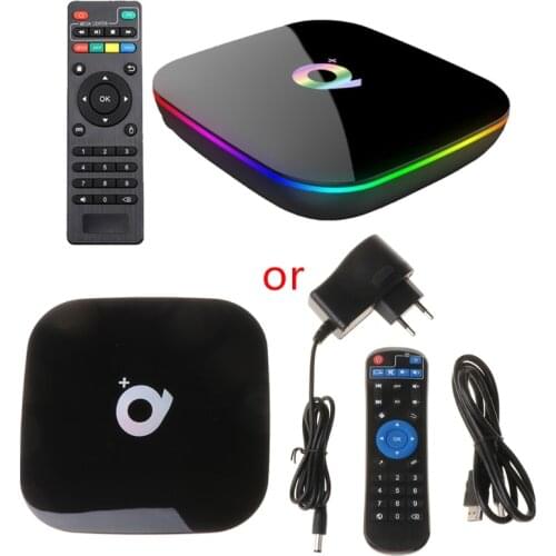 Q Plus Smart TV Box And roid 9.0 TV Box 4GB RA M 32GB ROM 2.4G WiFi Set Top Box