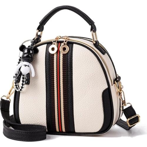 Womens bag new Korean version of the fresh packet Fashion casual shoulder slung ladies bag jixi 21X10X19cm