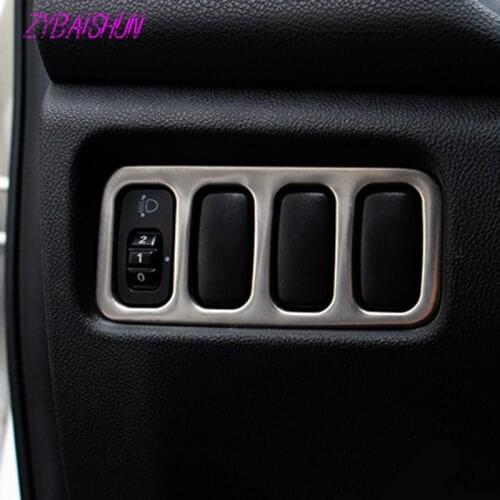ZYBAISHUN Finishing of a headlamp with stainless steel trim for Mitsubishi ASX 2010-2014