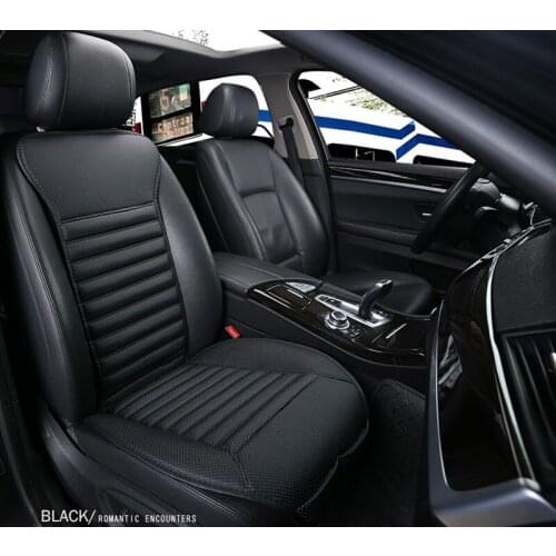 1 pc pu leather car seats pad, non-slide car seat cushion for ford mondeo mk4 focus 2 3 fiesta mk7 car accessories car styling