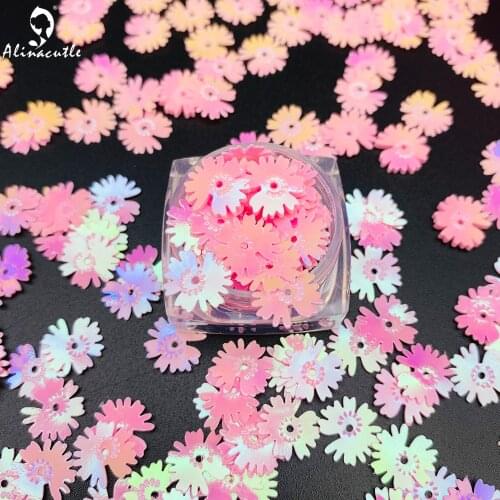 25g 10mm Sunflower Slice Sequins Paillette Sewing Garment Accessories,Clothing accessories,DIY Sequins scrapbooking shakes