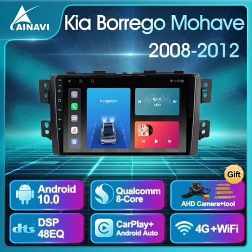 Car Radio Android 10 QLED Screen For KIA Borrego Mohave 2008-2012 Auto Stereo Multimedia Video Player Navigation Carplay No 2din