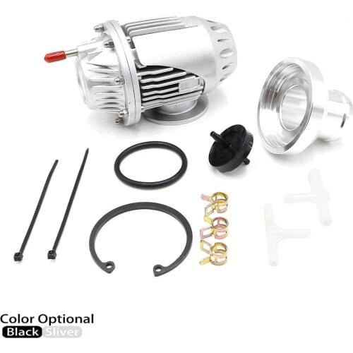 No logo Blow Off Valve Bov SQV 4 IV SSQV 4 IV Latest Model (Silver/Black) /Blow Dump/Blow Off Adaptor TT100385
