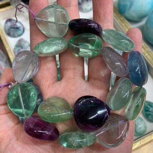 14-20mm Natural Morgan Aquamarines Rose Quartzs Beads Heart DIY Loose Stone Beads For Jewelry Making Beads Bracelets Necklace