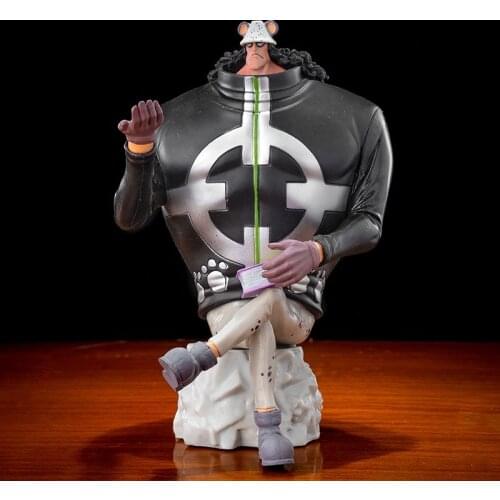 One Piece Bartholemew Kuma Stylist Big Bear Sitting Position Action Figure PVC Model Doll