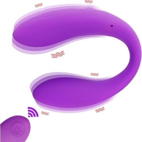 G Spot U Silicone Stimulator Double Vibrators Wireless Vibrator Adult Toys For Couples USB Rechargeable Dildo Sex Toy For Woman