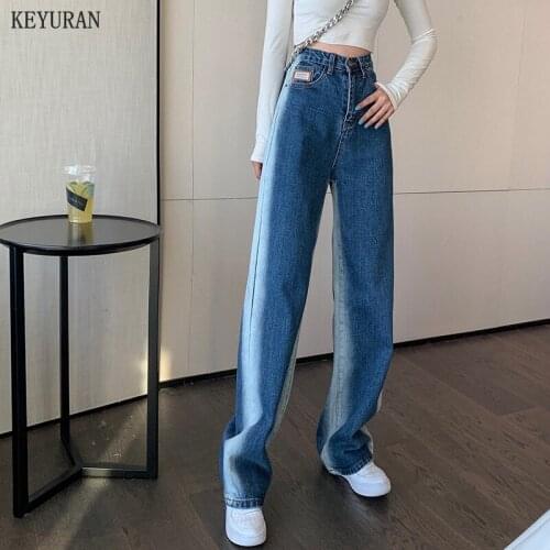 Женские прямые джинсы KEYURAN China At AliExpress