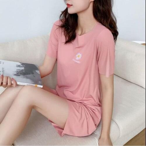 2021 Summer Pink Short Femme Pants Sets 2 Piece Pijama Mujer Pantalones Cortos Conjuntos FLower Women Outfits Outside Loungewear