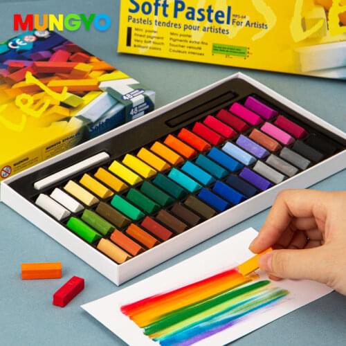 Mungyo Mini Soft Pastel Colors Non-toxic Chalk Pastels for Artist Student Graffiti Painting Pen School Stationery Art Supplies