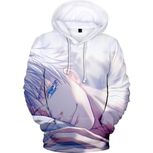 Jujutsu Kaisen Gojo Itadori 3D Print Fashion Fall Winer Suit Hoodies Sportswear Hooded Youthful Vitality Women/Men The hoodie