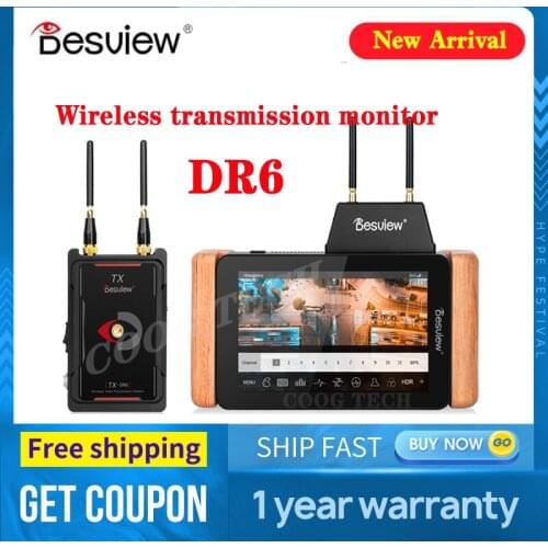 Newest Besview DR6 5.5 inch display monitor Bright touch uncompressed video transmission and monitoring integrated VS Besview R6